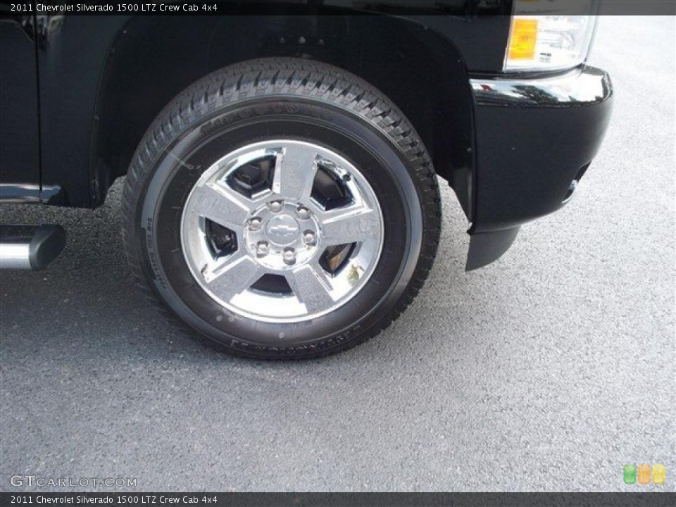 2011 Chevrolet Silverado 1500 LTZ Crew Cab 4x4 Wheel and Tire Photo #38071837
