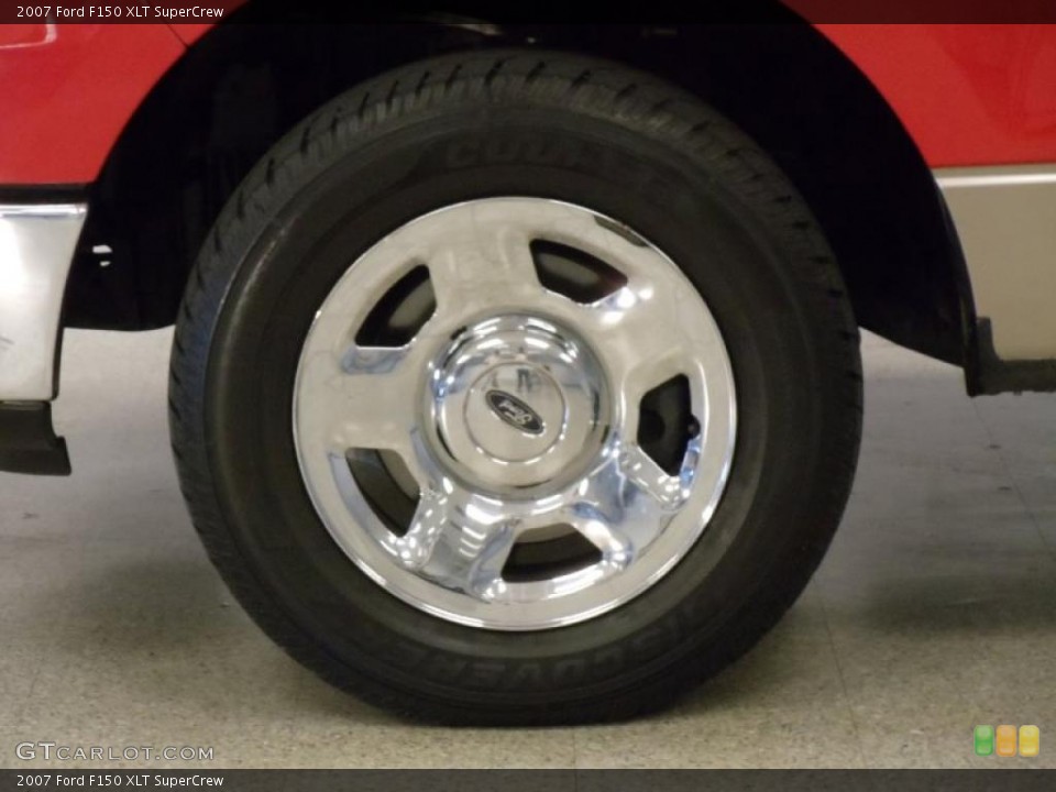 2007 Ford F150 XLT SuperCrew Wheel and Tire Photo #38072065