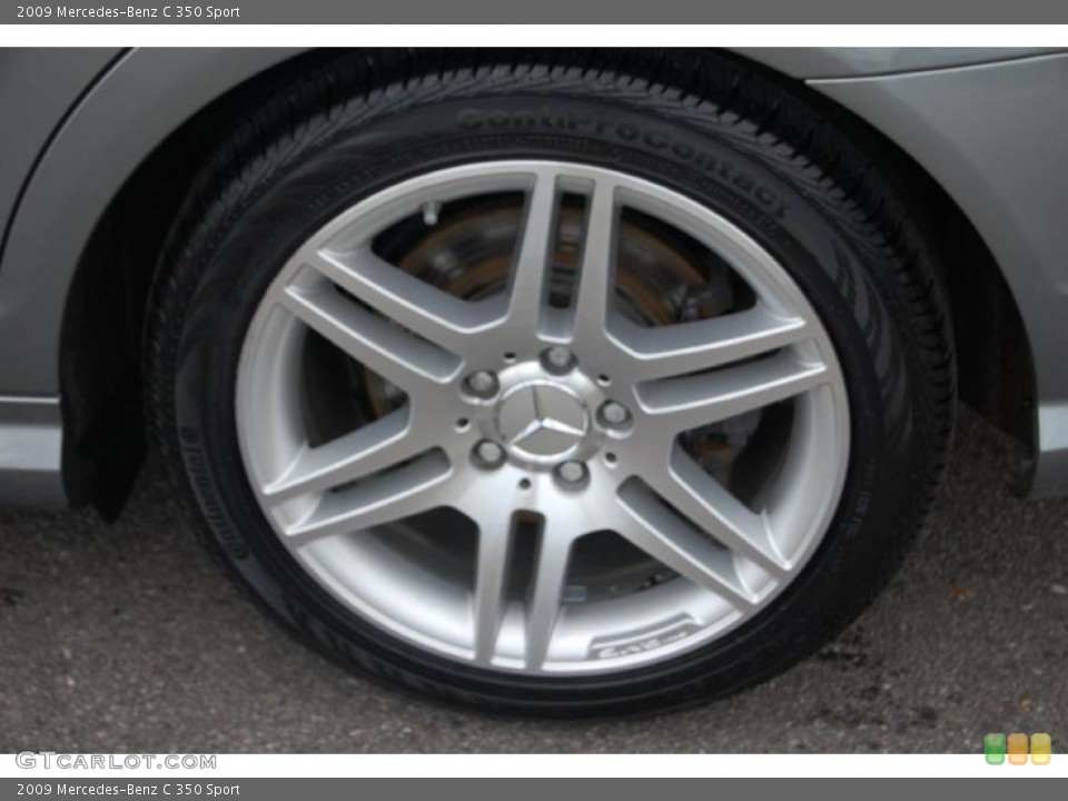 2009 Mercedes-Benz C 350 Sport Wheel and Tire Photo #38081067