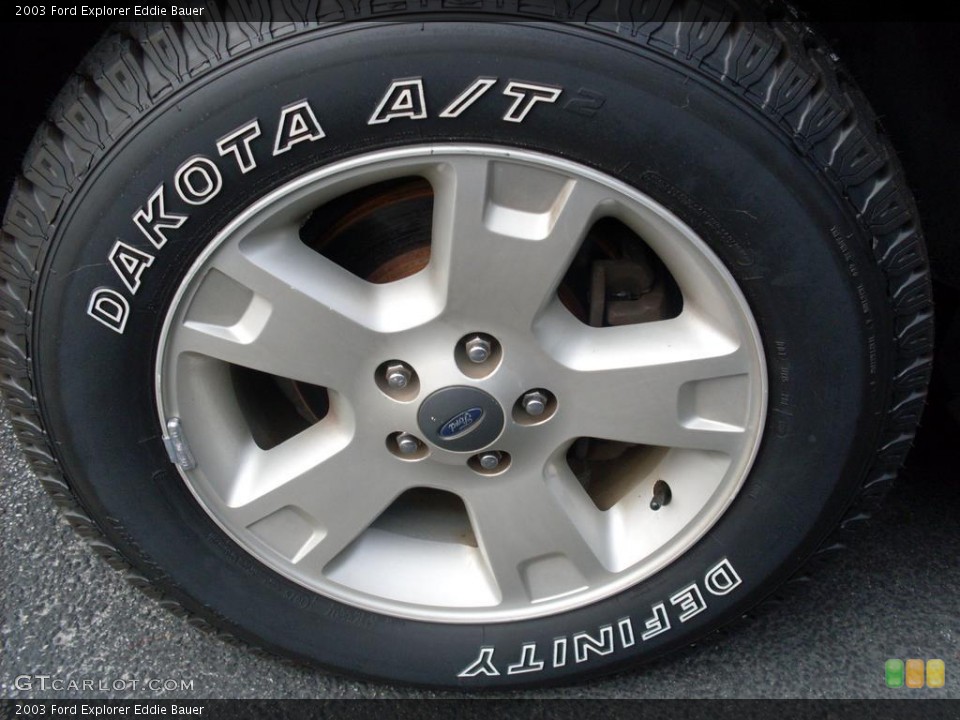 2003 Ford Explorer Eddie Bauer Wheel and Tire Photo #38081083