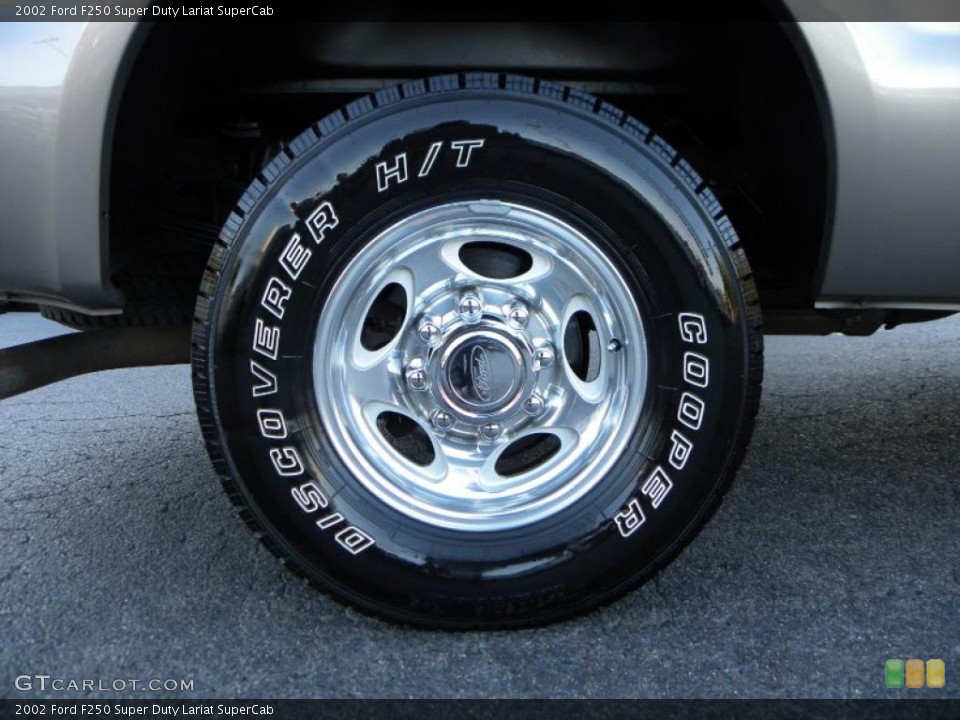 2002 Ford F250 Super Duty Lariat SuperCab Wheel and Tire Photo #38082927