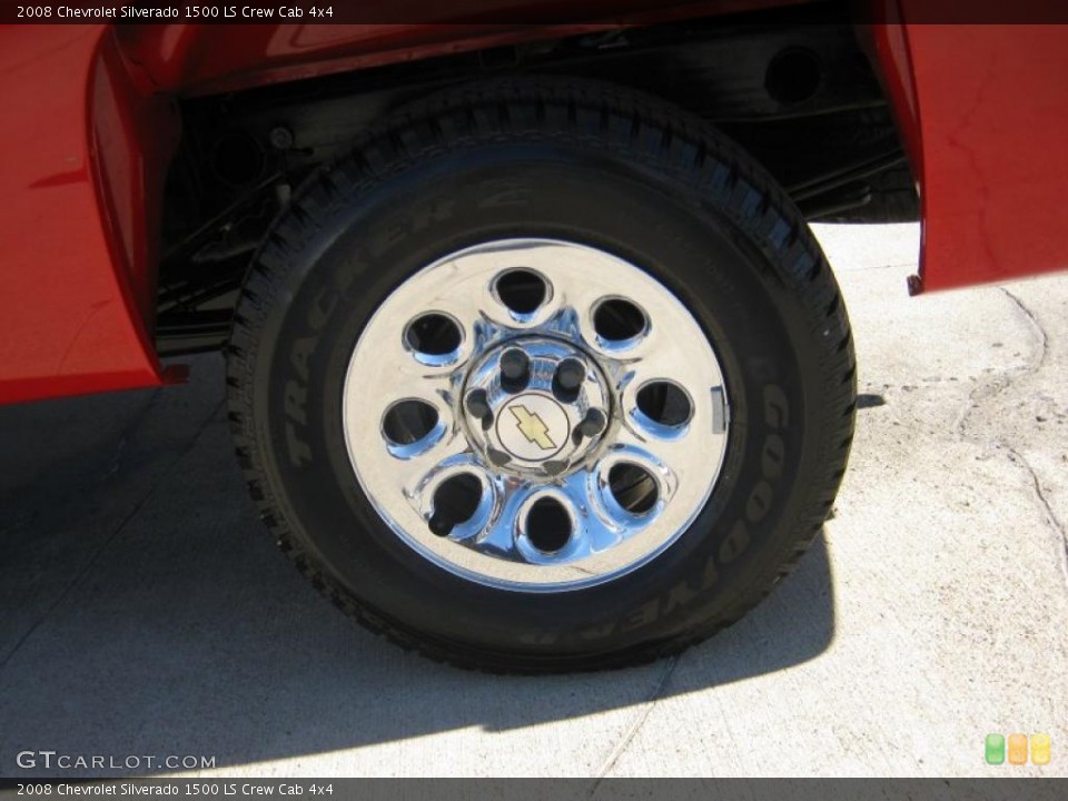 2008 Chevrolet Silverado 1500 LS Crew Cab 4x4 Wheel and Tire Photo #38085859