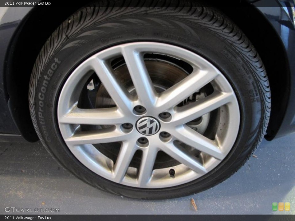 2011 Volkswagen Eos Lux Wheel and Tire Photo #38089891