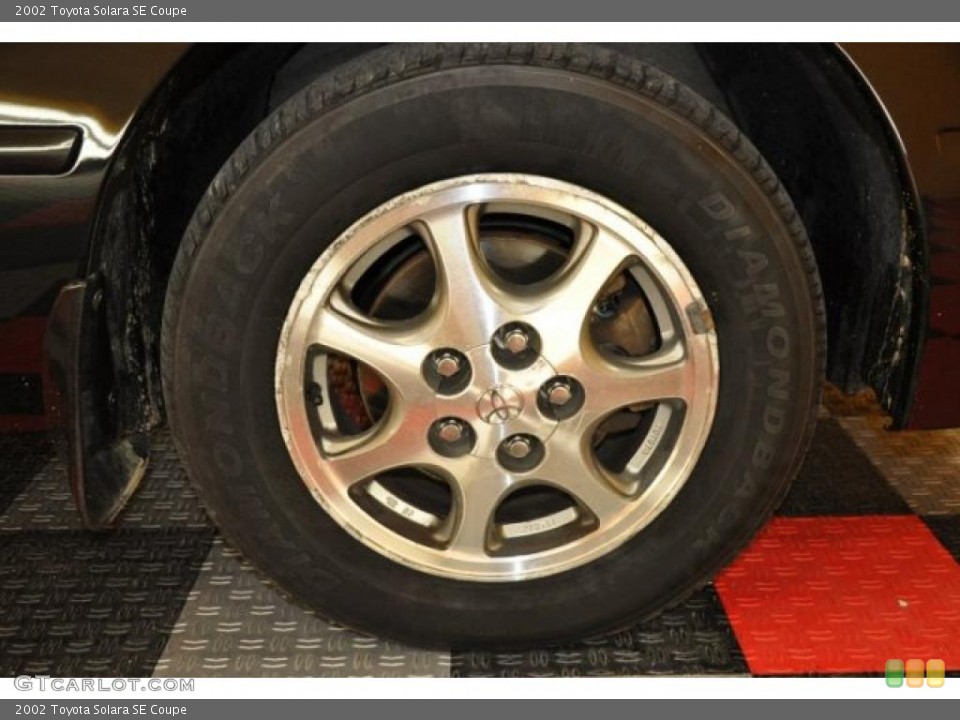 2002 Toyota Solara SE Coupe Wheel and Tire Photo #38090691