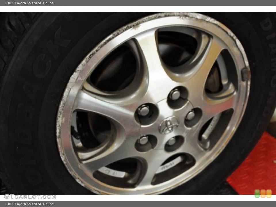 2002 Toyota Solara SE Coupe Wheel and Tire Photo #38090819
