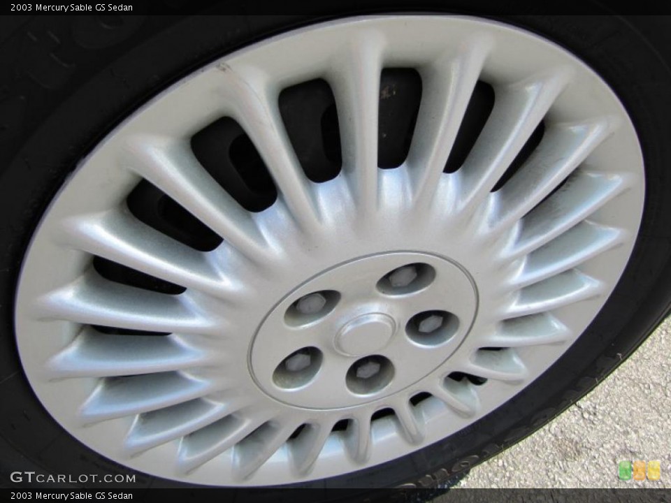 2003 Mercury Sable GS Sedan Wheel and Tire Photo #38100535