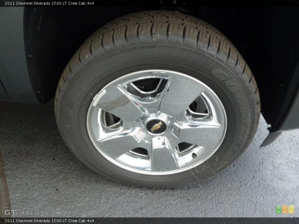 2011 Chevrolet Silverado 1500 LT Crew Cab 4x4 Wheel and Tire Photo #38102123