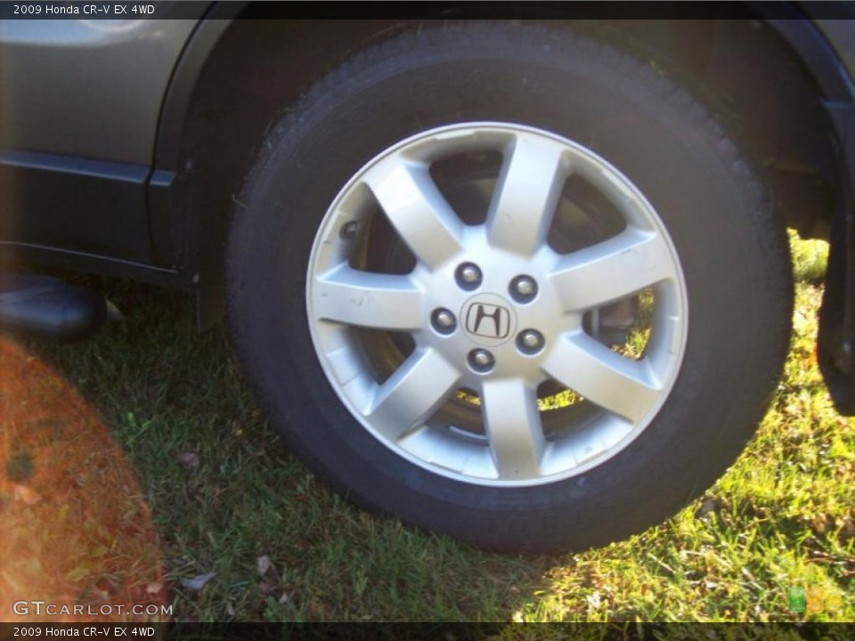 2009 Honda CR-V EX 4WD Wheel and Tire Photo #38102563