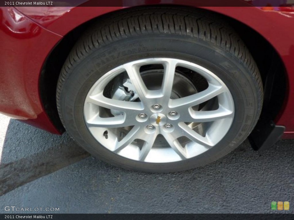 2011 Chevrolet Malibu LTZ Wheel and Tire Photo #38104927