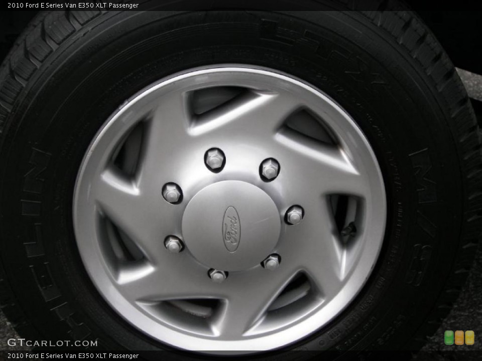 2010 Ford E Series Van E350 XLT Passenger Wheel and Tire Photo #38106155