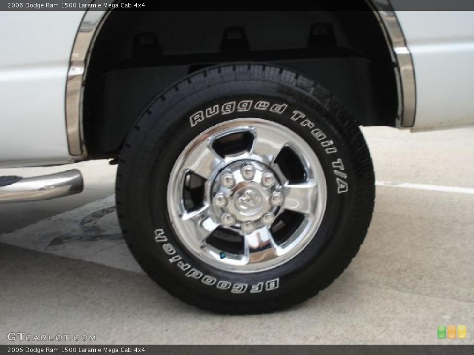 2006 Dodge Ram 1500 Laramie Mega Cab 4x4 Wheel and Tire Photo #38110923