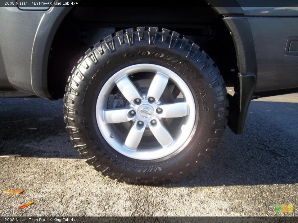 2008 Nissan Titan Pro-4X King Cab 4x4 Wheel and Tire Photo #38116063