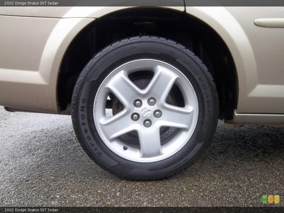2002 Dodge Stratus SXT Sedan Wheel and Tire Photo #38118191