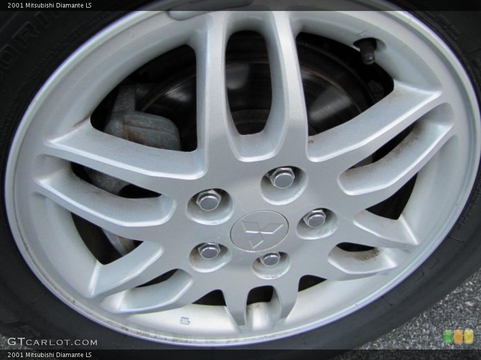 2001 Mitsubishi Diamante LS Wheel and Tire Photo #38119135