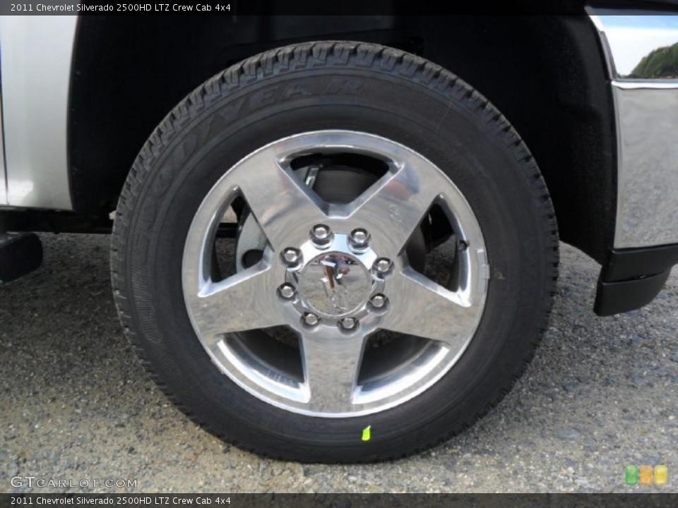 2011 Chevrolet Silverado 2500HD LTZ Crew Cab 4x4 Wheel and Tire Photo #38134662