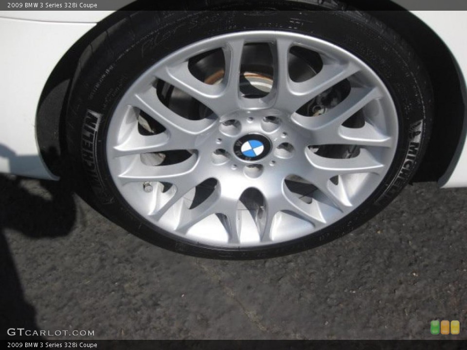 2009 BMW 3 Series 328i Coupe Wheel and Tire Photo #38134798