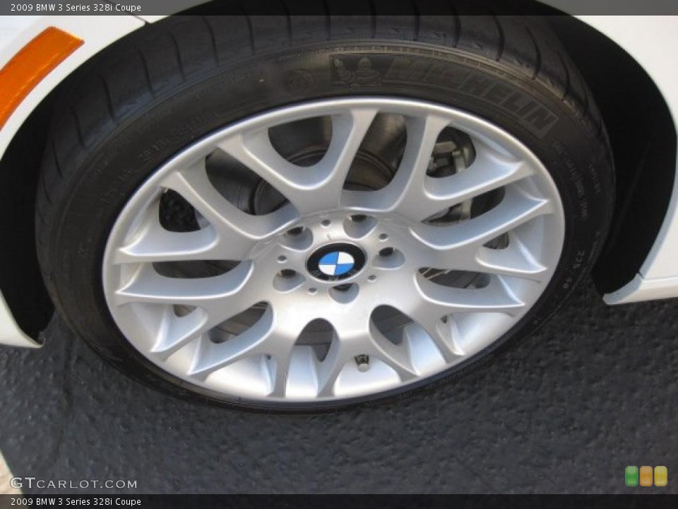 2009 BMW 3 Series 328i Coupe Wheel and Tire Photo #38134826
