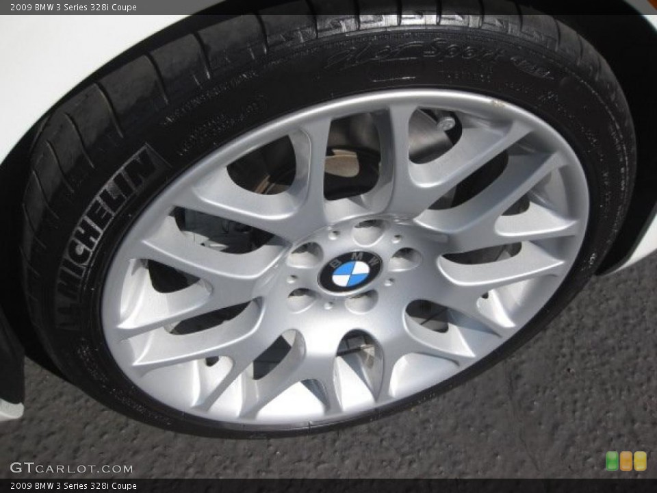 2009 BMW 3 Series 328i Coupe Wheel and Tire Photo #38134854