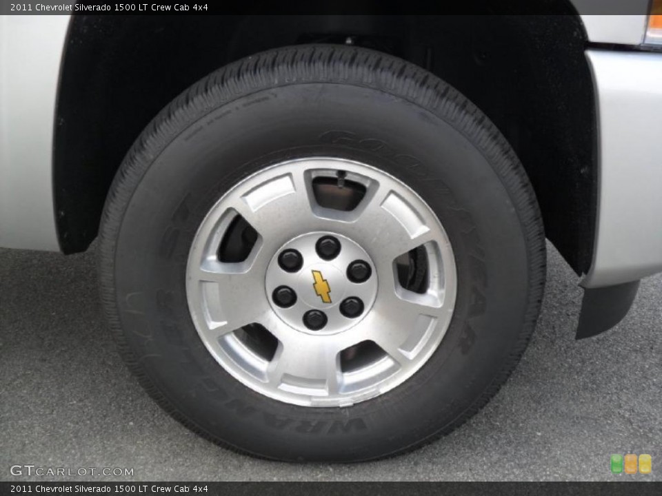 2011 Chevrolet Silverado 1500 LT Crew Cab 4x4 Wheel and Tire Photo #38135150
