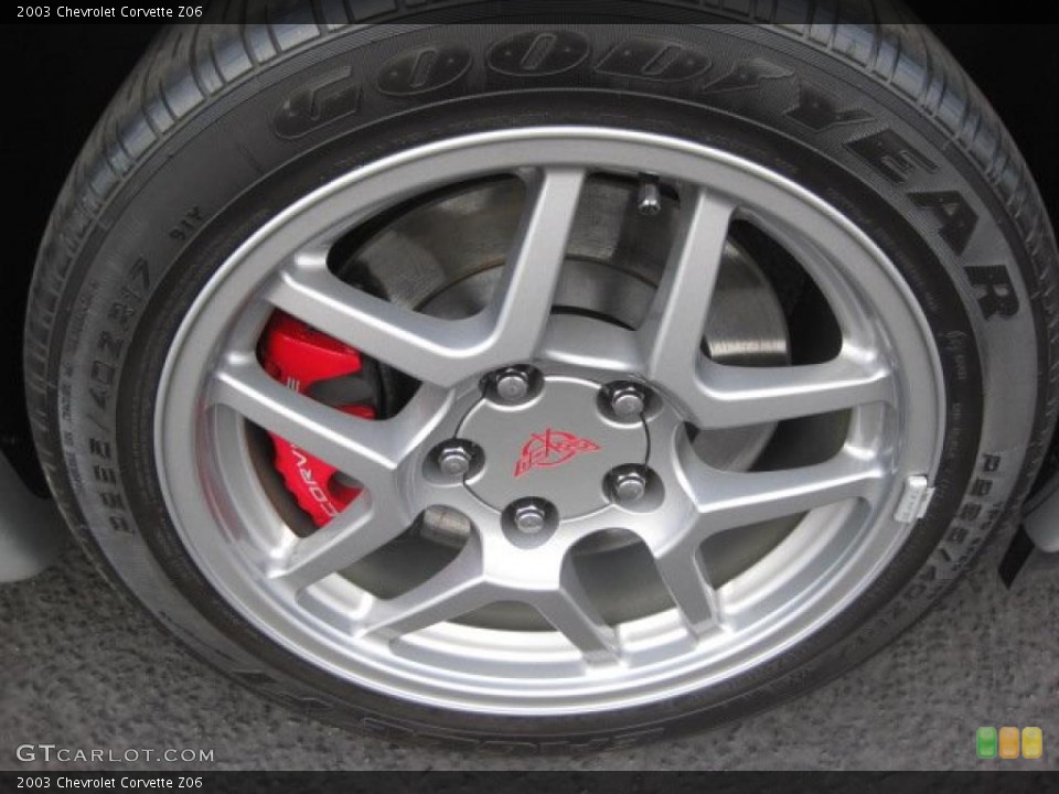 2003 Chevrolet Corvette Z06 Wheel and Tire Photo #38135206