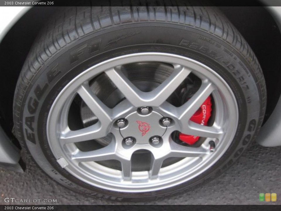 2003 Chevrolet Corvette Z06 Wheel and Tire Photo #38135230