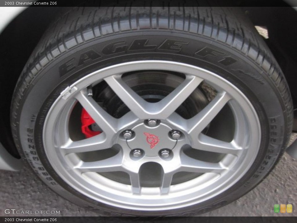 2003 Chevrolet Corvette Z06 Wheel and Tire Photo #38135242