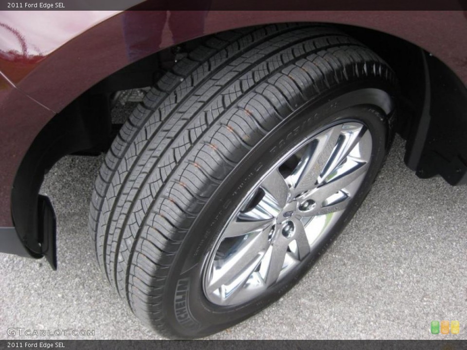 2011 Ford Edge SEL Wheel and Tire Photo #38136042