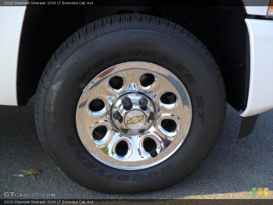 2010 Chevrolet Silverado 1500 LT Extended Cab 4x4 Wheel and Tire Photo #38137202