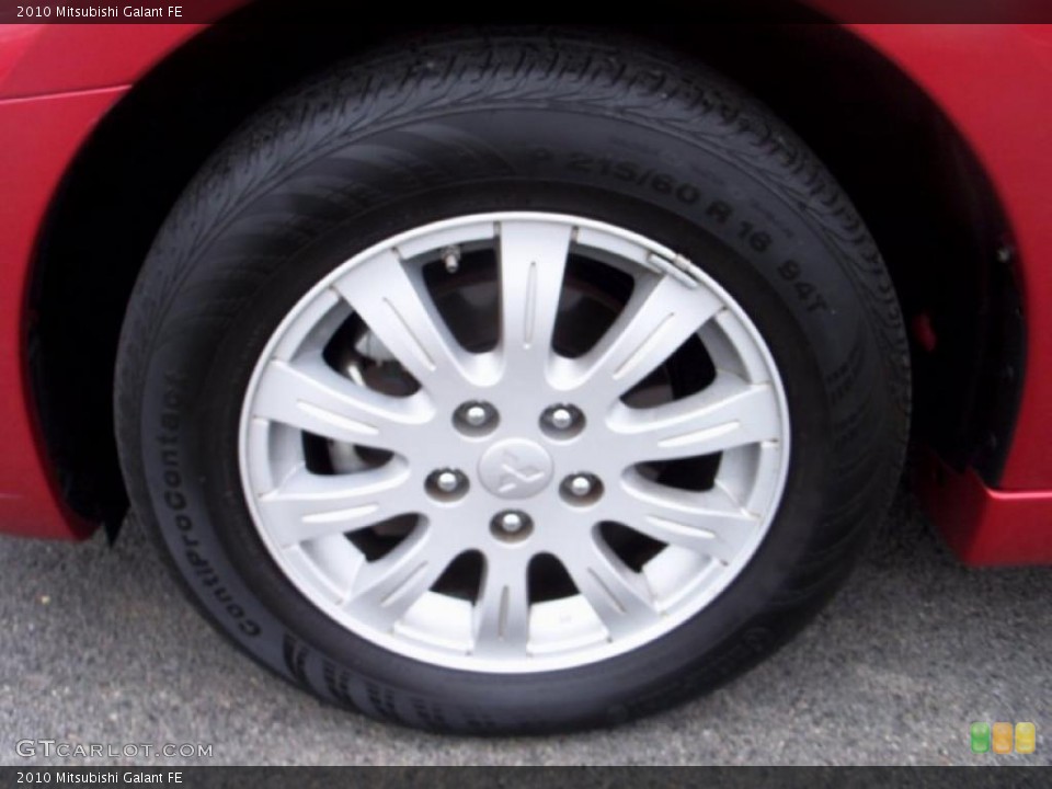 2010 Mitsubishi Galant FE Wheel and Tire Photo #38138106