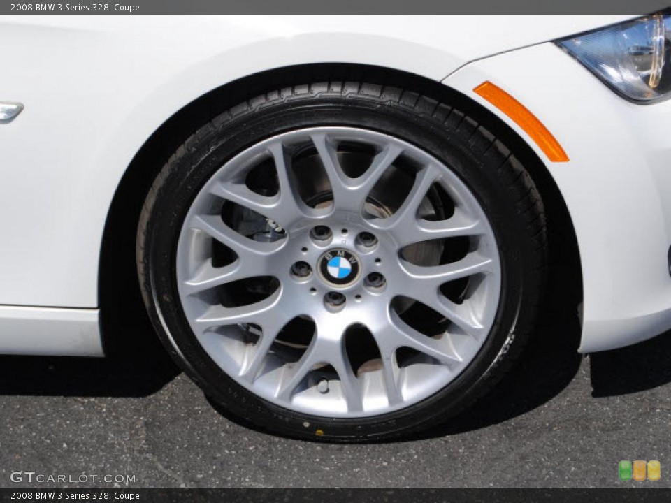 2008 BMW 3 Series 328i Coupe Wheel and Tire Photo #38138262