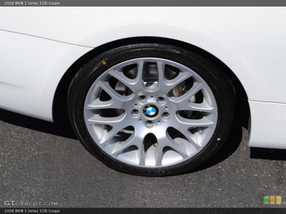 2008 BMW 3 Series 328i Coupe Wheel and Tire Photo #38138314