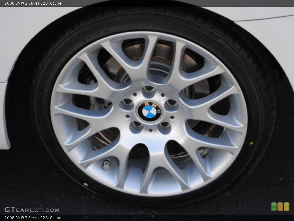 2008 BMW 3 Series 328i Coupe Wheel and Tire Photo #38138362