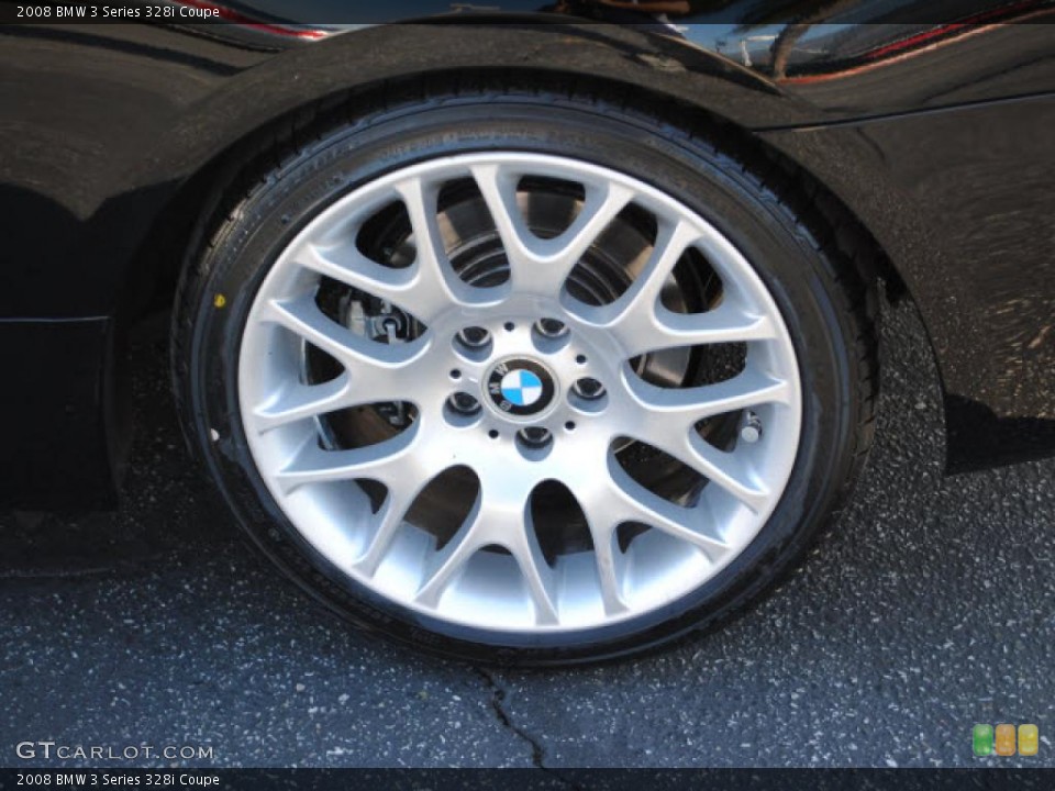 2008 BMW 3 Series 328i Coupe Wheel and Tire Photo #38138794