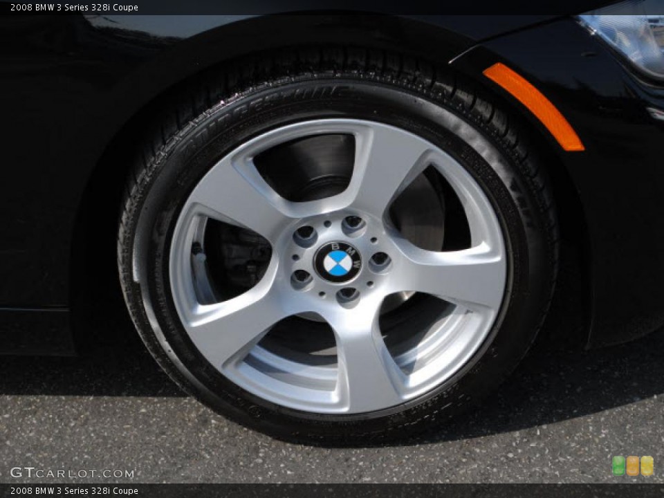 2008 BMW 3 Series 328i Coupe Wheel and Tire Photo #38138990