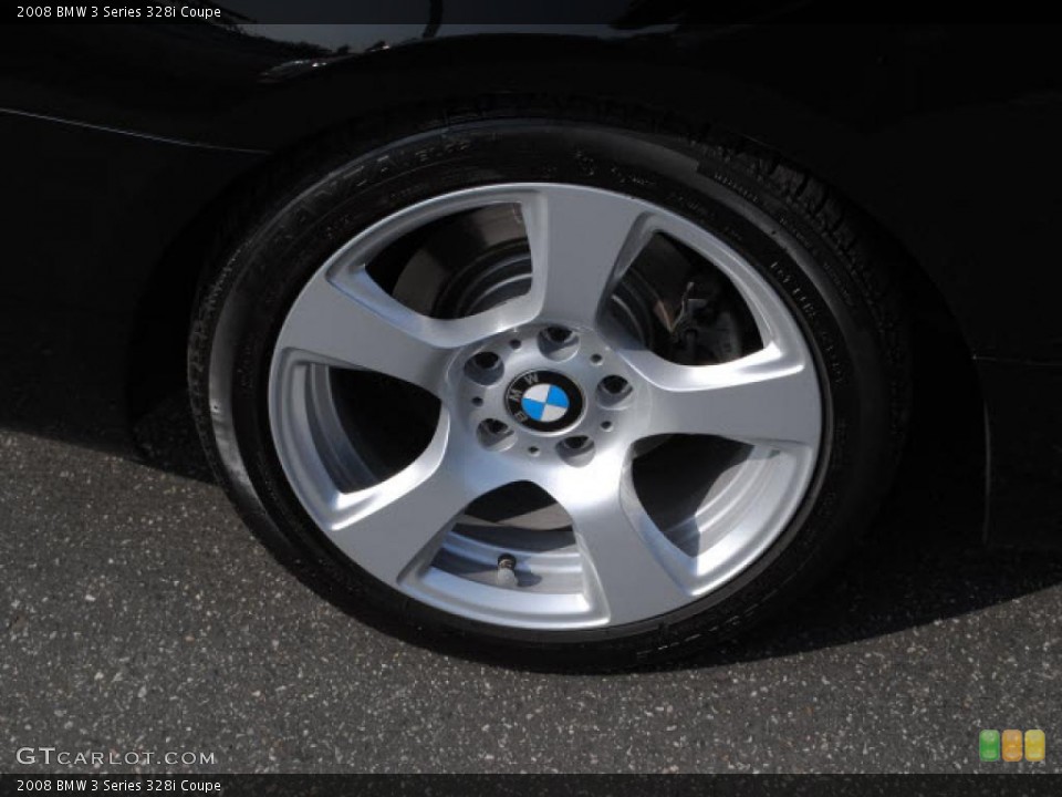 2008 BMW 3 Series 328i Coupe Wheel and Tire Photo #38139050