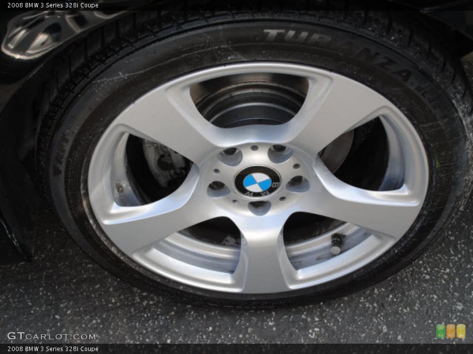 2008 BMW 3 Series 328i Coupe Wheel and Tire Photo #38139126