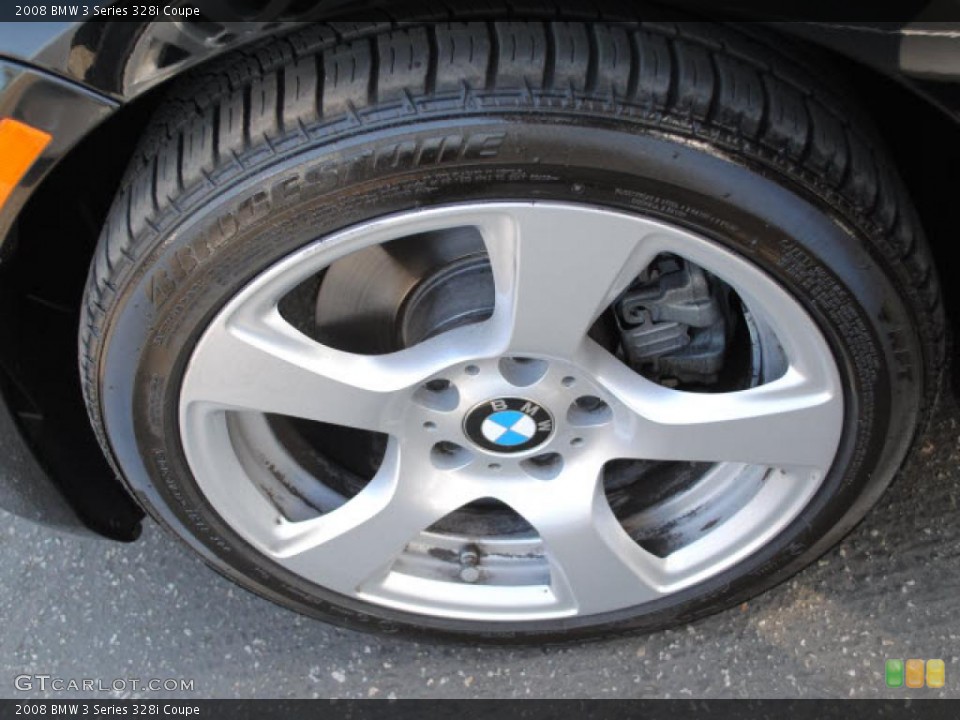 2008 BMW 3 Series 328i Coupe Wheel and Tire Photo #38139306
