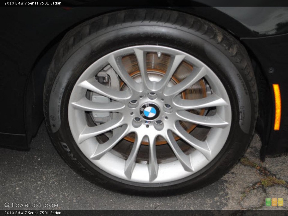 2010 BMW 7 Series 750Li Sedan Wheel and Tire Photo #38139390