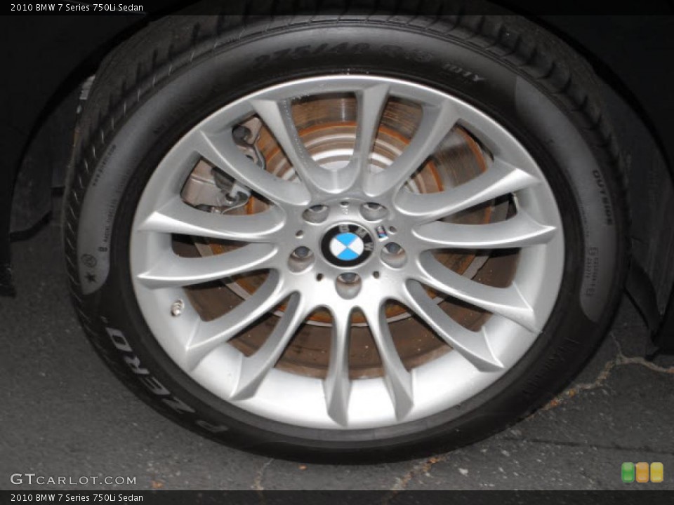 2010 BMW 7 Series 750Li Sedan Wheel and Tire Photo #38139466
