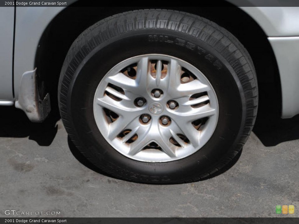 2001 Dodge Grand Caravan Sport Wheel and Tire Photo #38141154