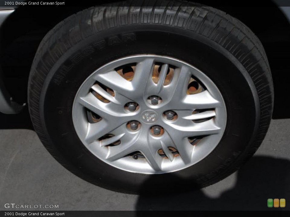 2001 Dodge Grand Caravan Sport Wheel and Tire Photo #38141238