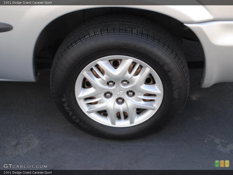 2001 Dodge Grand Caravan Sport Wheel and Tire Photo #38141330