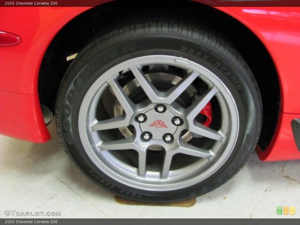 2003 Chevrolet Corvette Z06 Wheel and Tire Photo #38143706