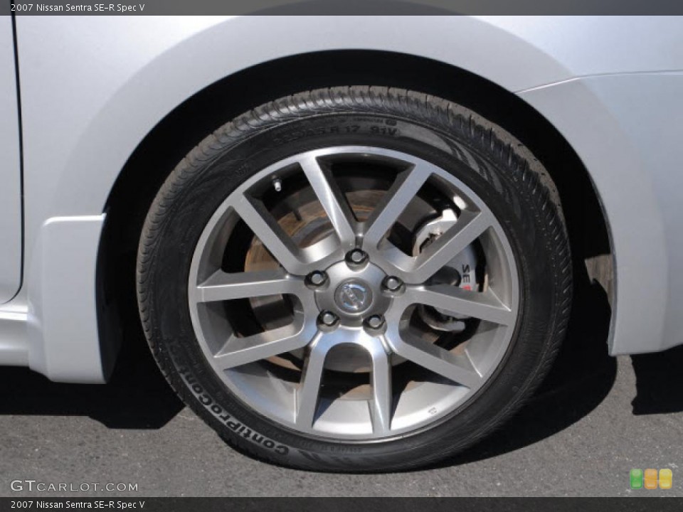 2007 Nissan Sentra SE-R Spec V Wheel and Tire Photo #38144454