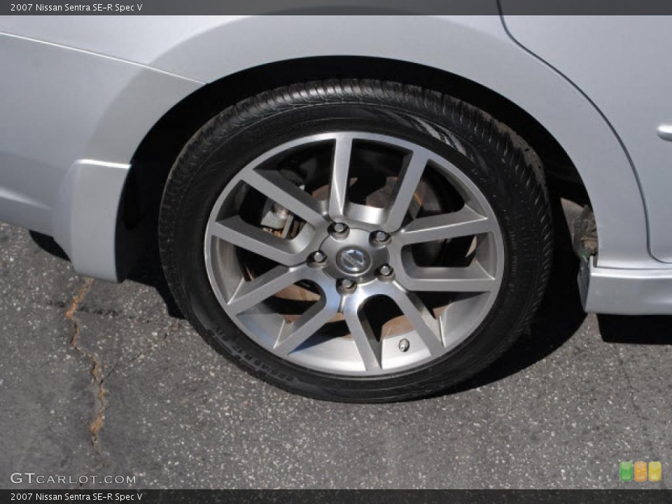 2007 Nissan Sentra SE-R Spec V Wheel and Tire Photo #38144538