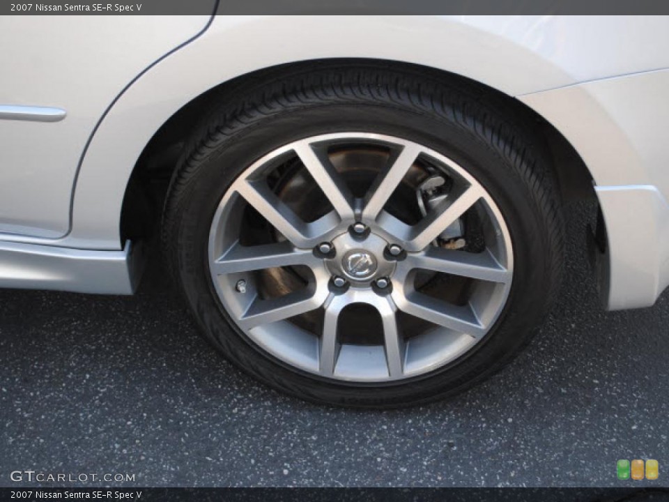 2007 Nissan Sentra SE-R Spec V Wheel and Tire Photo #38144610