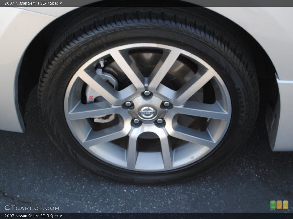 2007 Nissan Sentra SE-R Spec V Wheel and Tire Photo #38144690