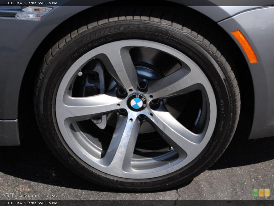 2010 BMW 6 Series 650i Coupe Wheel and Tire Photo #38148451