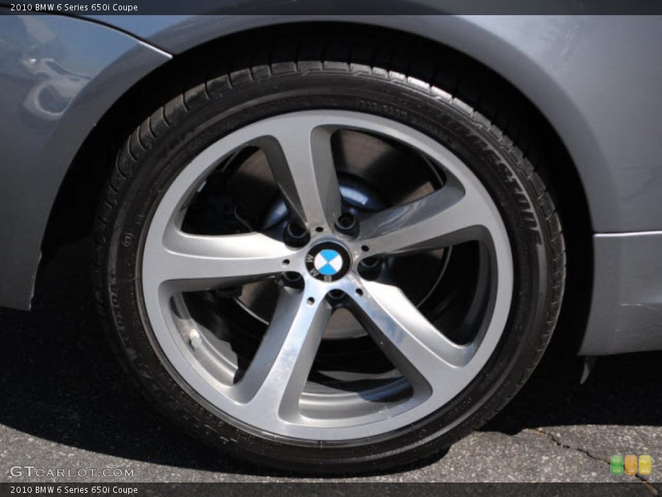 2010 BMW 6 Series 650i Coupe Wheel and Tire Photo #38148487
