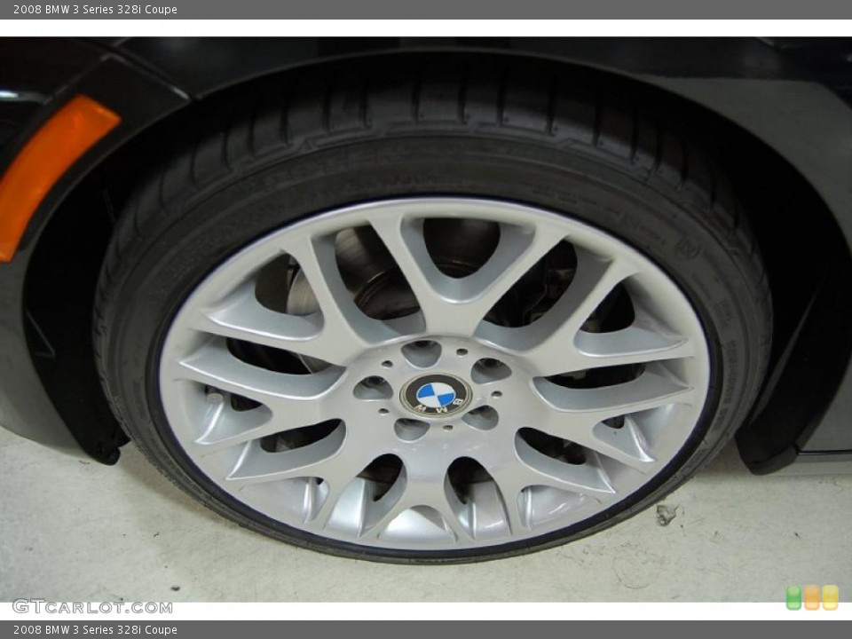 2008 BMW 3 Series 328i Coupe Wheel and Tire Photo #38150292